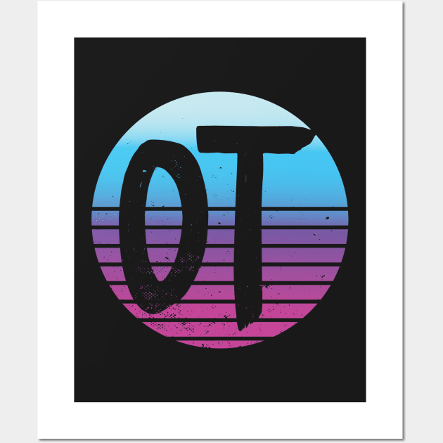 OT Occupational Therapy Therapist Month Gift graphic Wall Art by theodoros20